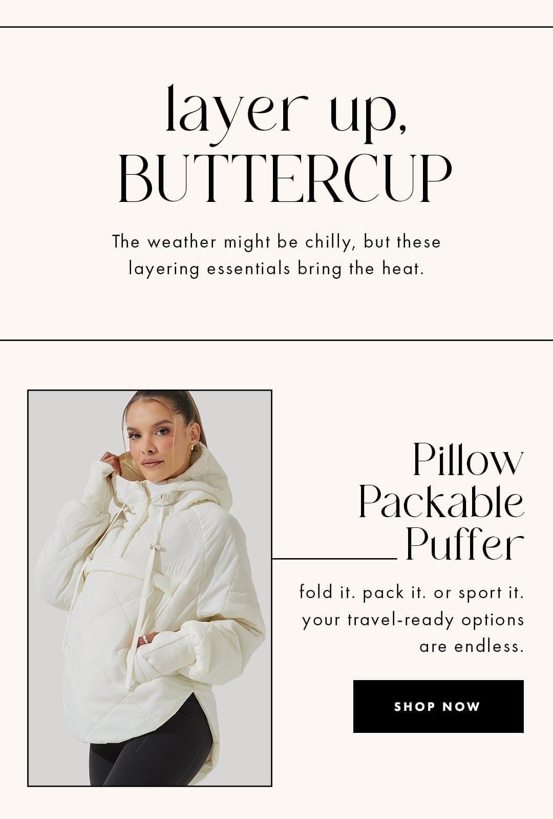 Shop Pillow Packable Puffer