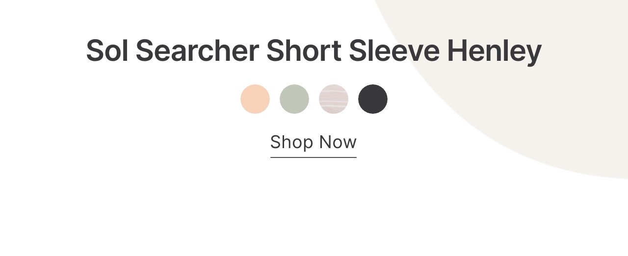 Sol Searcher Short Sleeve Henley