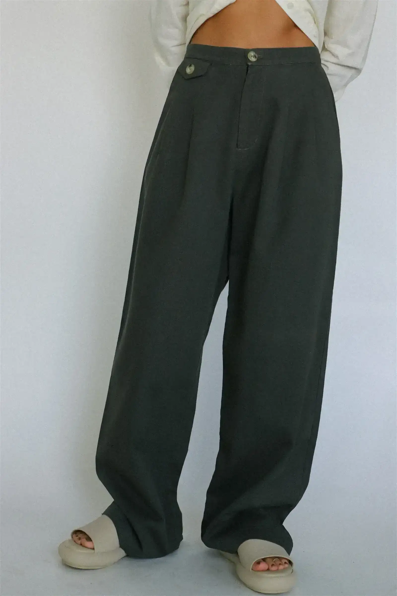 Image of Charcoal Tehya Trouser