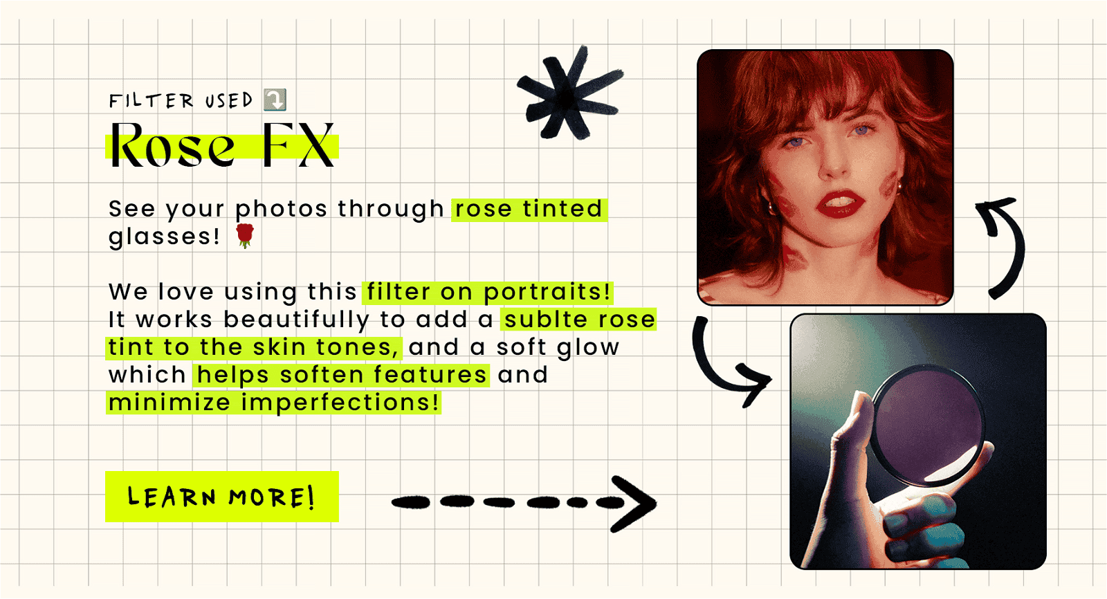 The Rose FX filter is perfect for portraits!