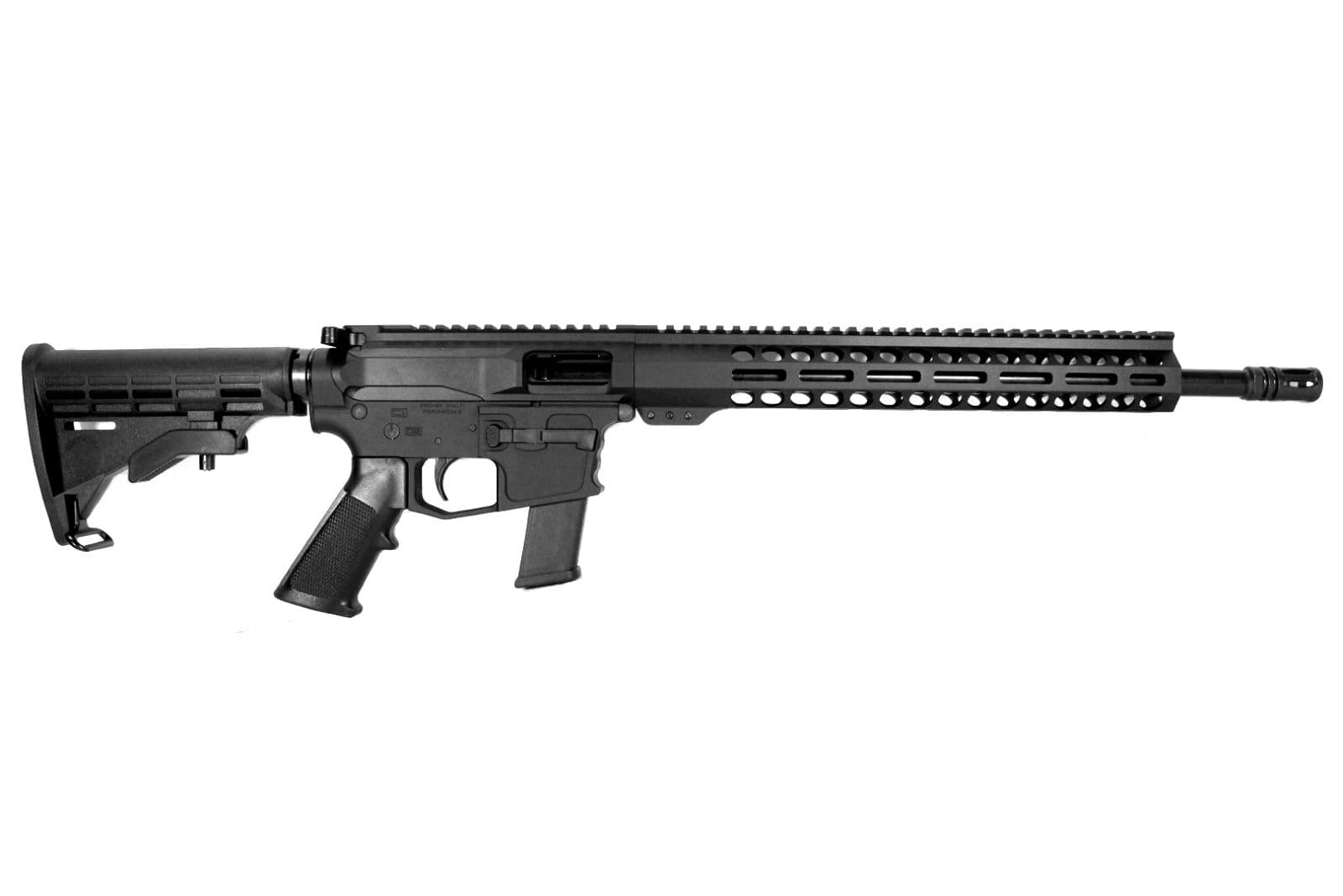 Image of P2A PATRIOT 16" 9mm 1/10 Pistol Caliber Melonite M-LOK Rifle