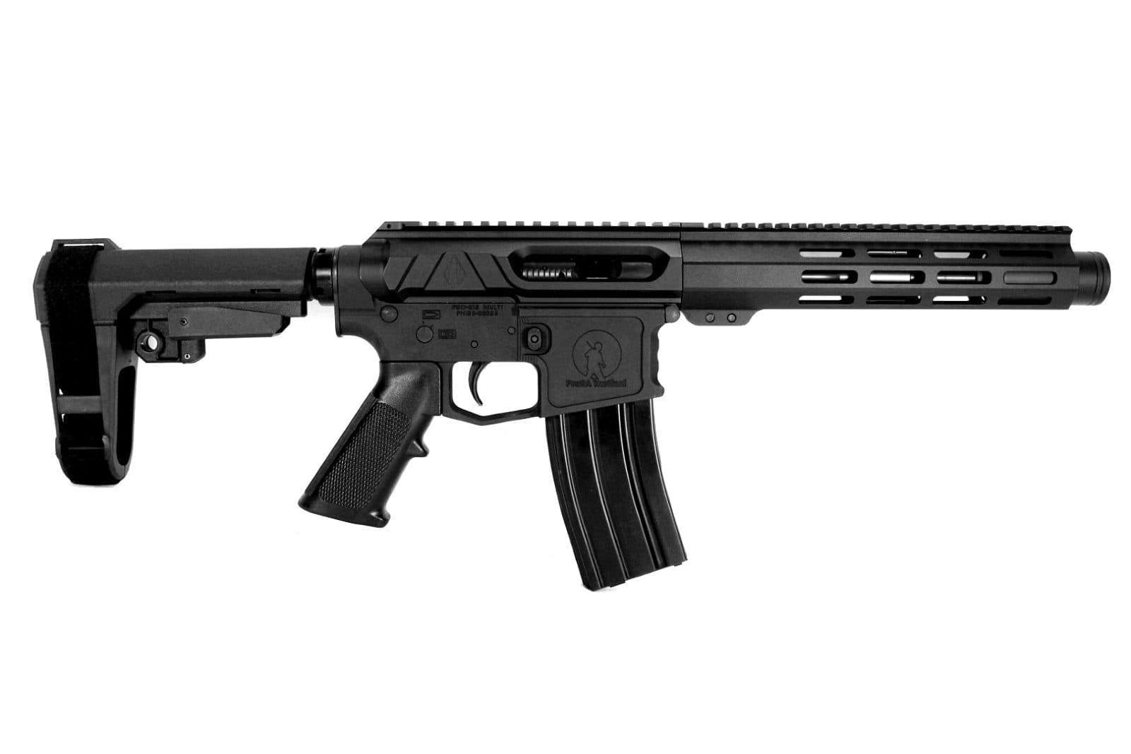 Image of P2A VALIANT 7.5" 450 Bushmaster 1/24 Pistol Length Melonite M-LOK Pistol with Flash Can