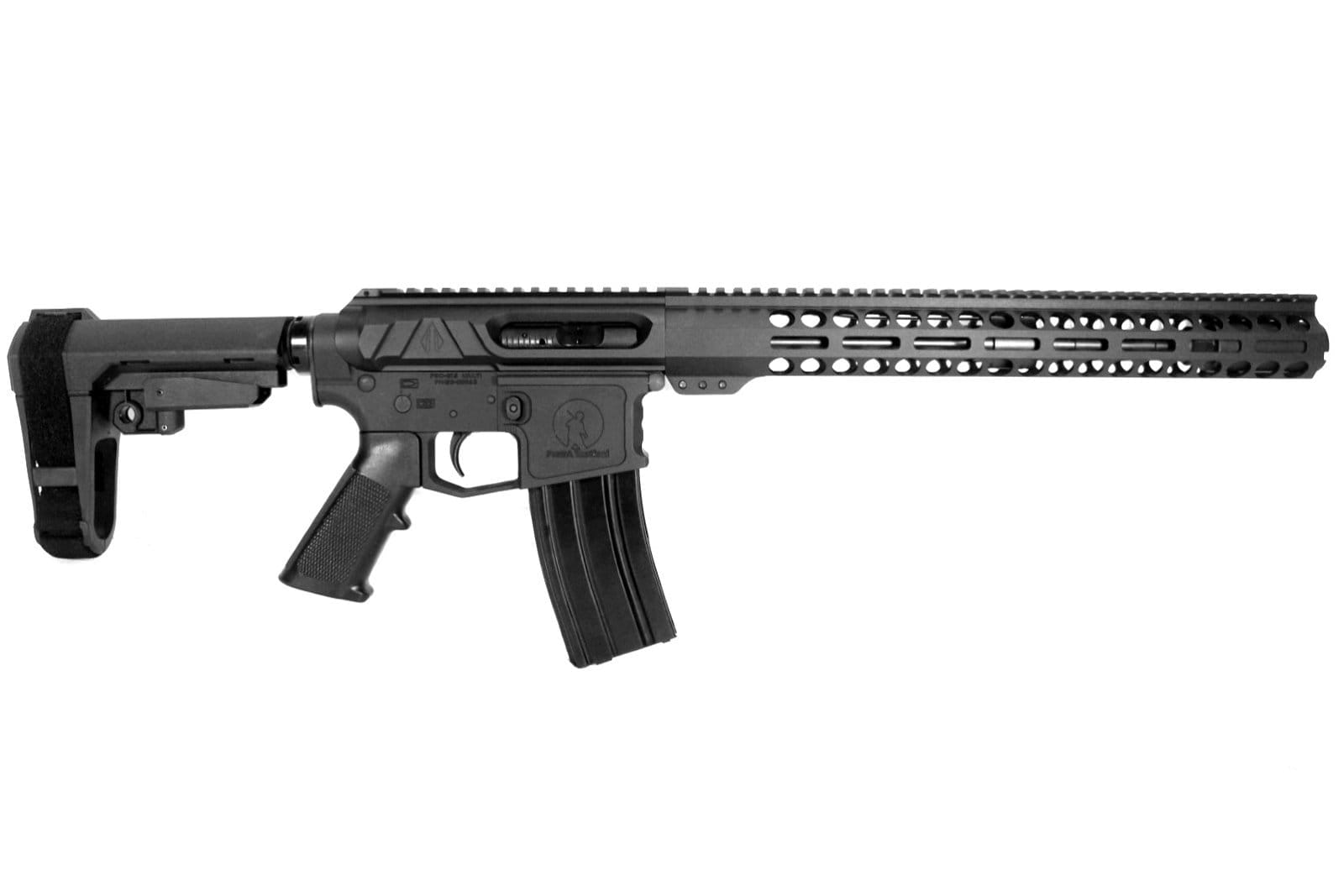 Image of P2A VALIANT 12.5" 5.56 NATO 1/7 Carbine Length Melonite M-LOK Pistol with Flash Can