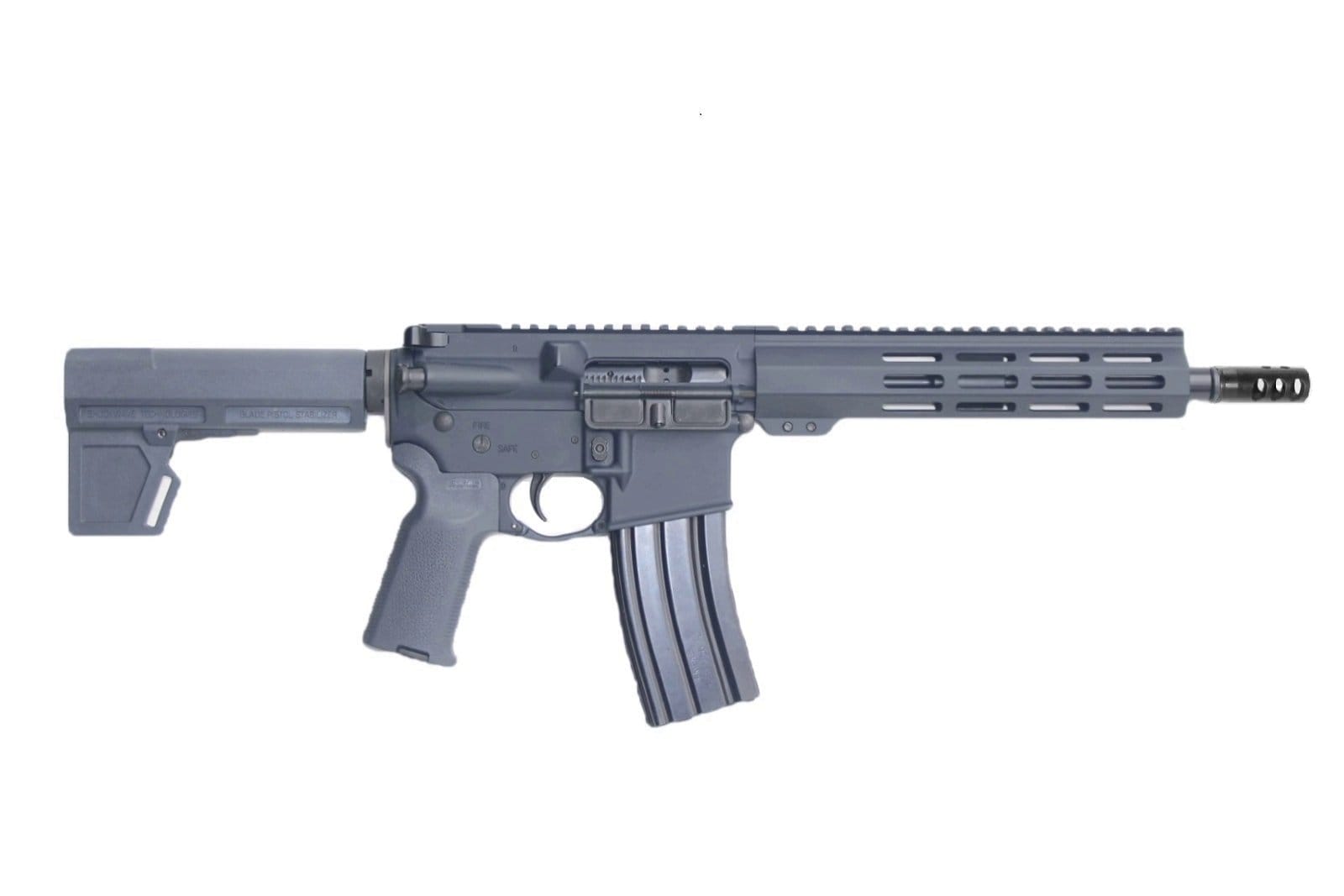 Image of P2A PATRIOT 10.5" 12.7x42 (50 Beowulf) 1/20 Pistol Length M-LOK Pistol - GRAY