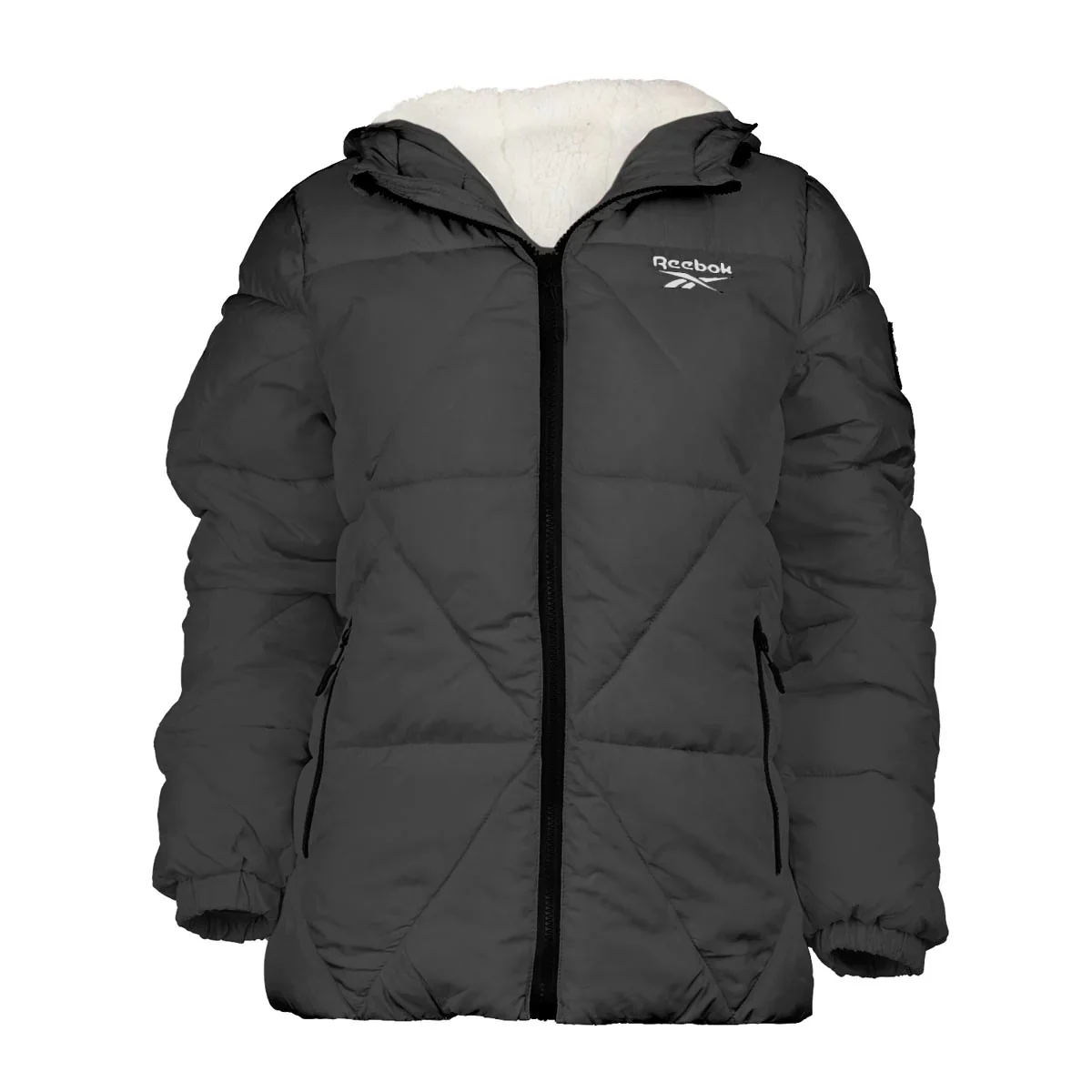 Image of Reebok Women's Puffer Jacket with Sherpa Lining