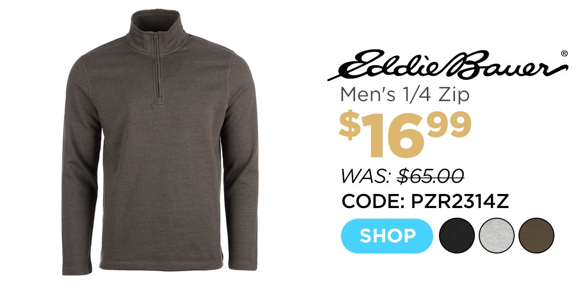 Eddie Bauer Men's 1/4 Zip