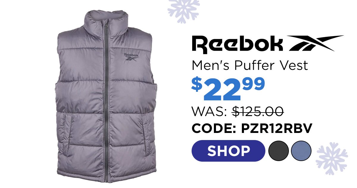 Reebok Men's Puffer Vest