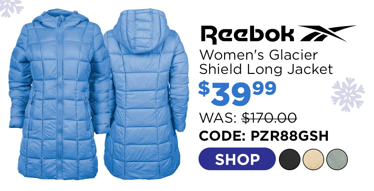 Reebok Women's Glacier Shield Long Jacket