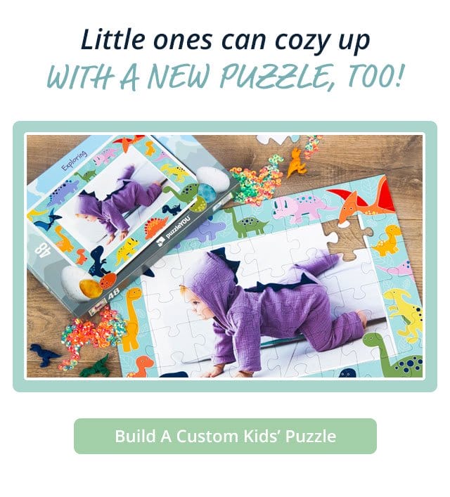 Build A Custom Kids' Puzzle | Little ones can cozy up with a new puzzle, too!