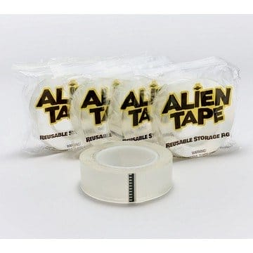 Bell & Howell Set of 5 Alien Tape Reusable 10' Rolls with Nano-Grip Tech