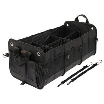 Armor All Collapsible Trunk Organizer with Straps and Dividers