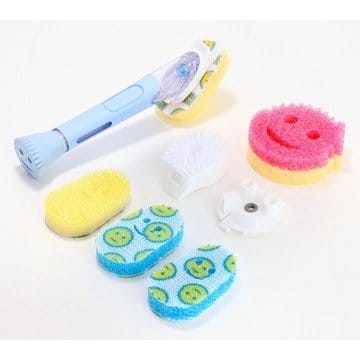 Scrub Daddy 9pc Dish Daddy Soap Wand with Interchangeable Cleaning Heads