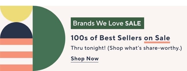 Brands we love sale 