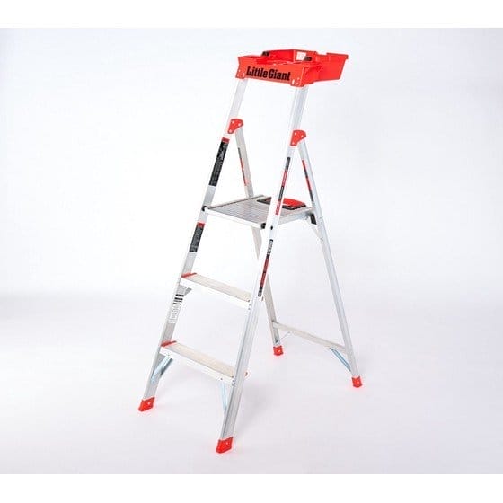 Little Giant Hero Lightweight Step Ladder w/ Utility Box