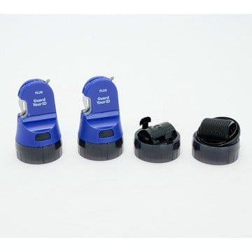 Guard your ID Set of 2 Refillable Wide 3-in-1 Rollers w/ 2 Refills