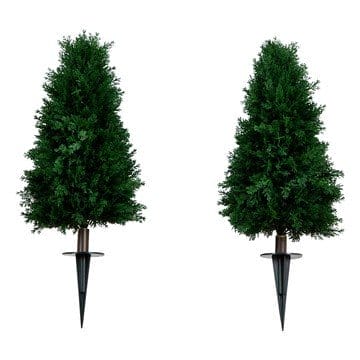 Nearly Natural 30" Faux Cedar Plant UV (Set of 2)