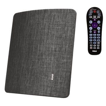 RCA Indoor Amplified HDTV Antenna with Universal Remote