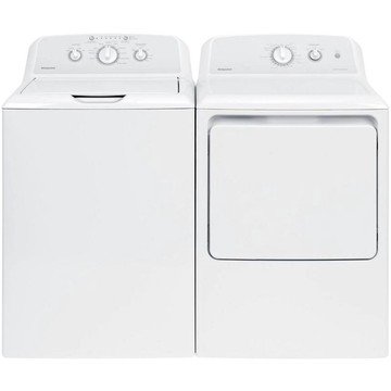 HotPoint Electric Top Load Laundry Pair - White