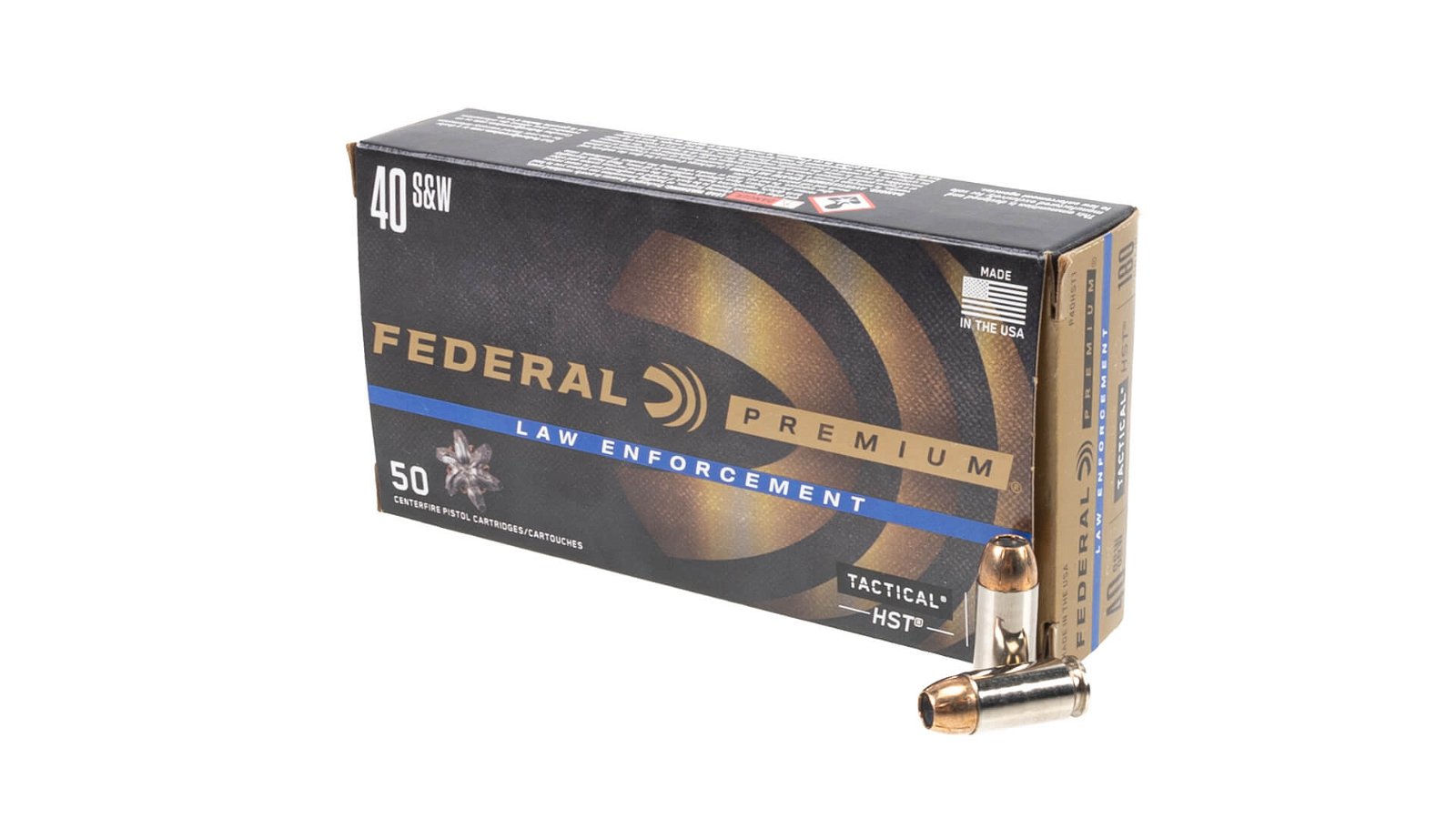 Federal Premium Personal Defense HST .40S&W 180gr Ammunition - 50rd Box