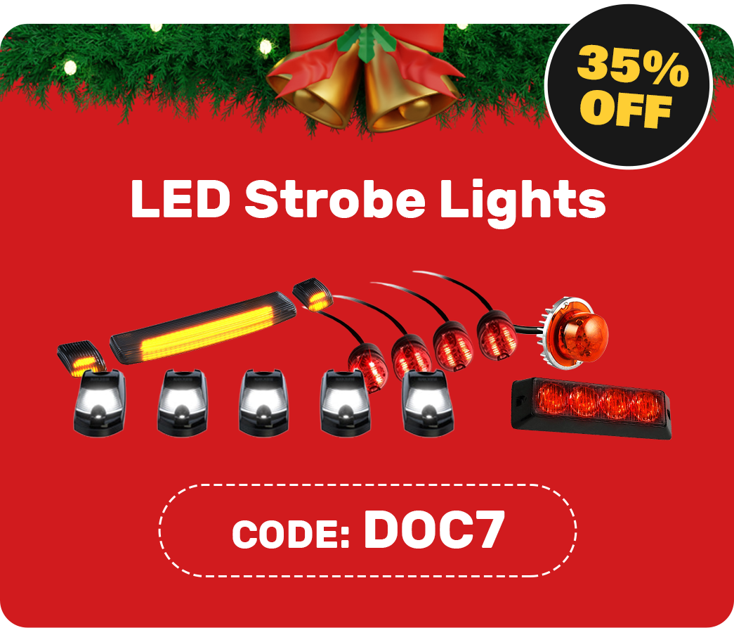 LED Strobe Lights - 35% OFF // code: DOC7