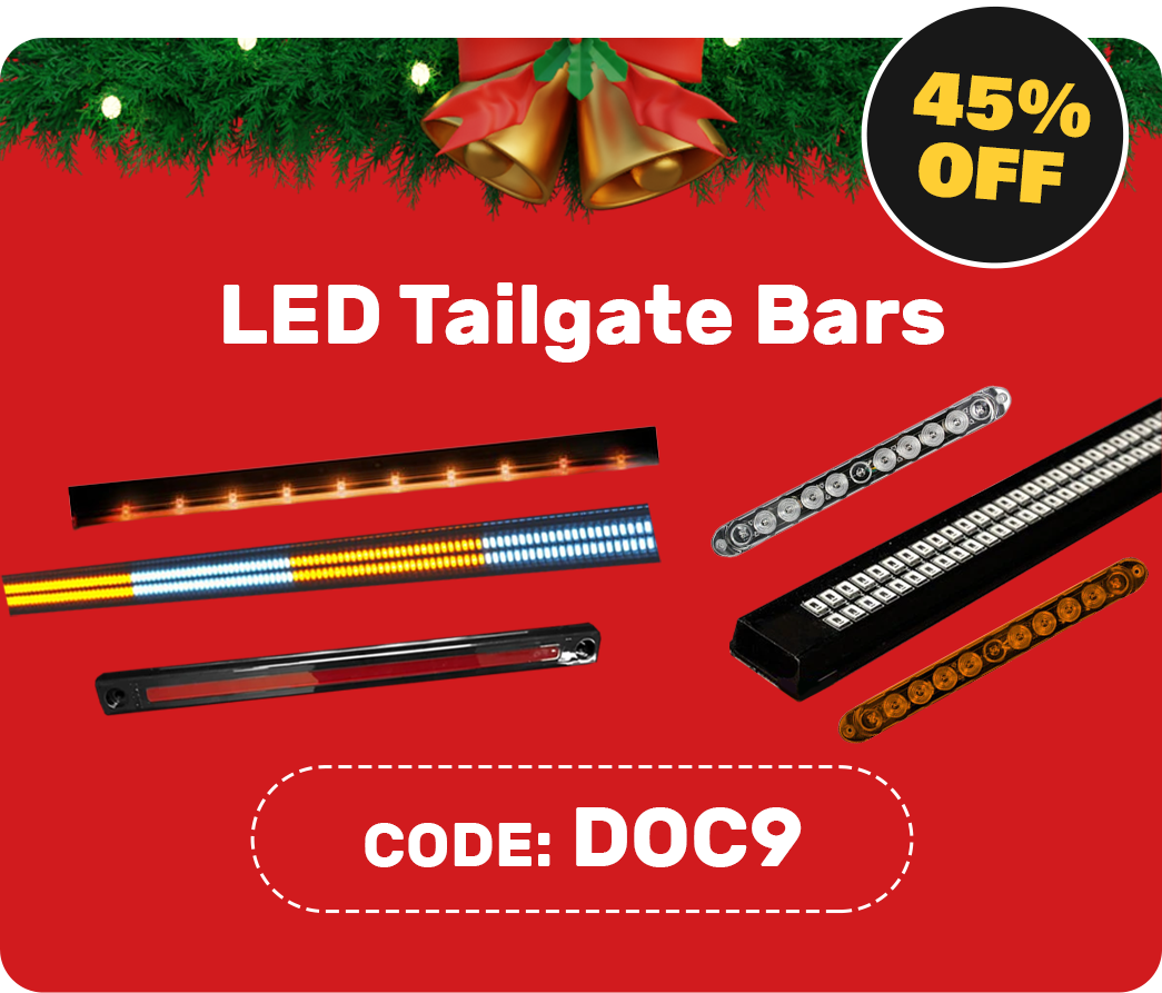LED Tailgate Bars - 45% OFF // code: DOC9