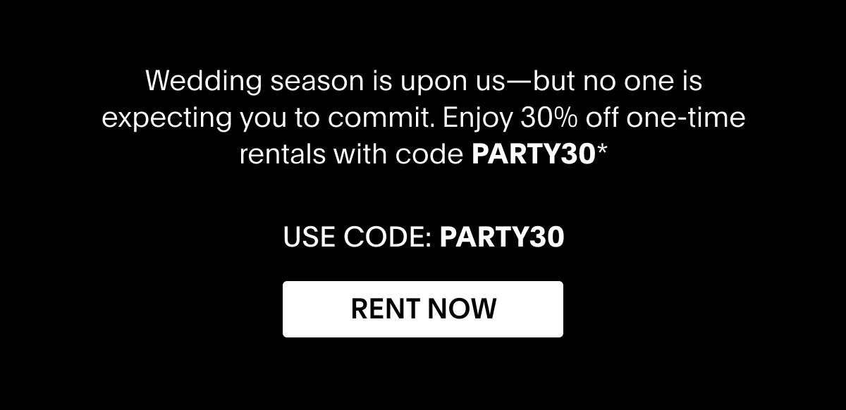 Limited time offer: 30% one-time rentals