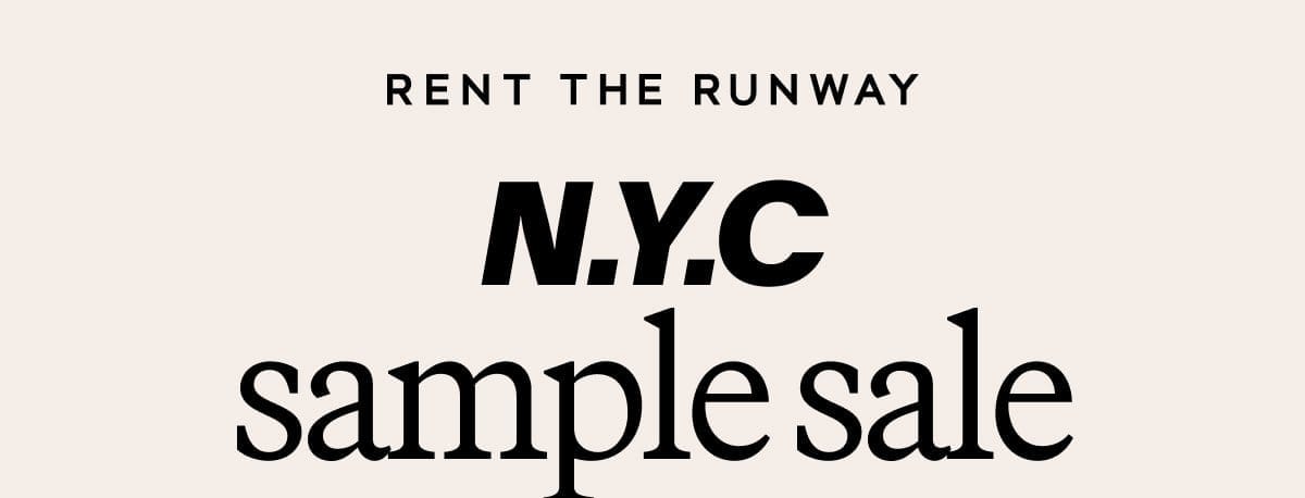 NYC Sample Sale