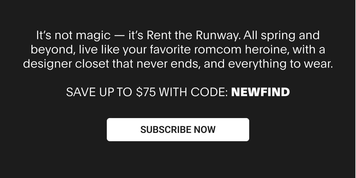 Save up to \\$75 with code NEWFIND