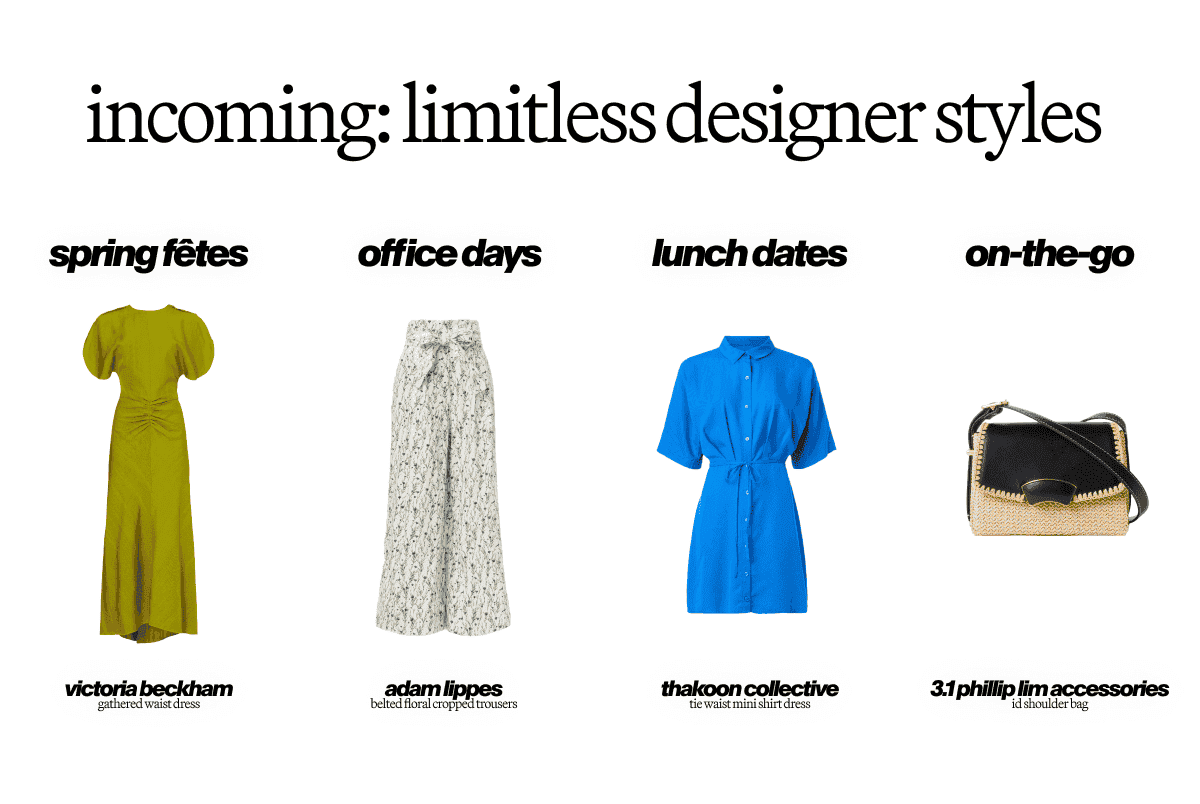 Incoming: limited designer styles