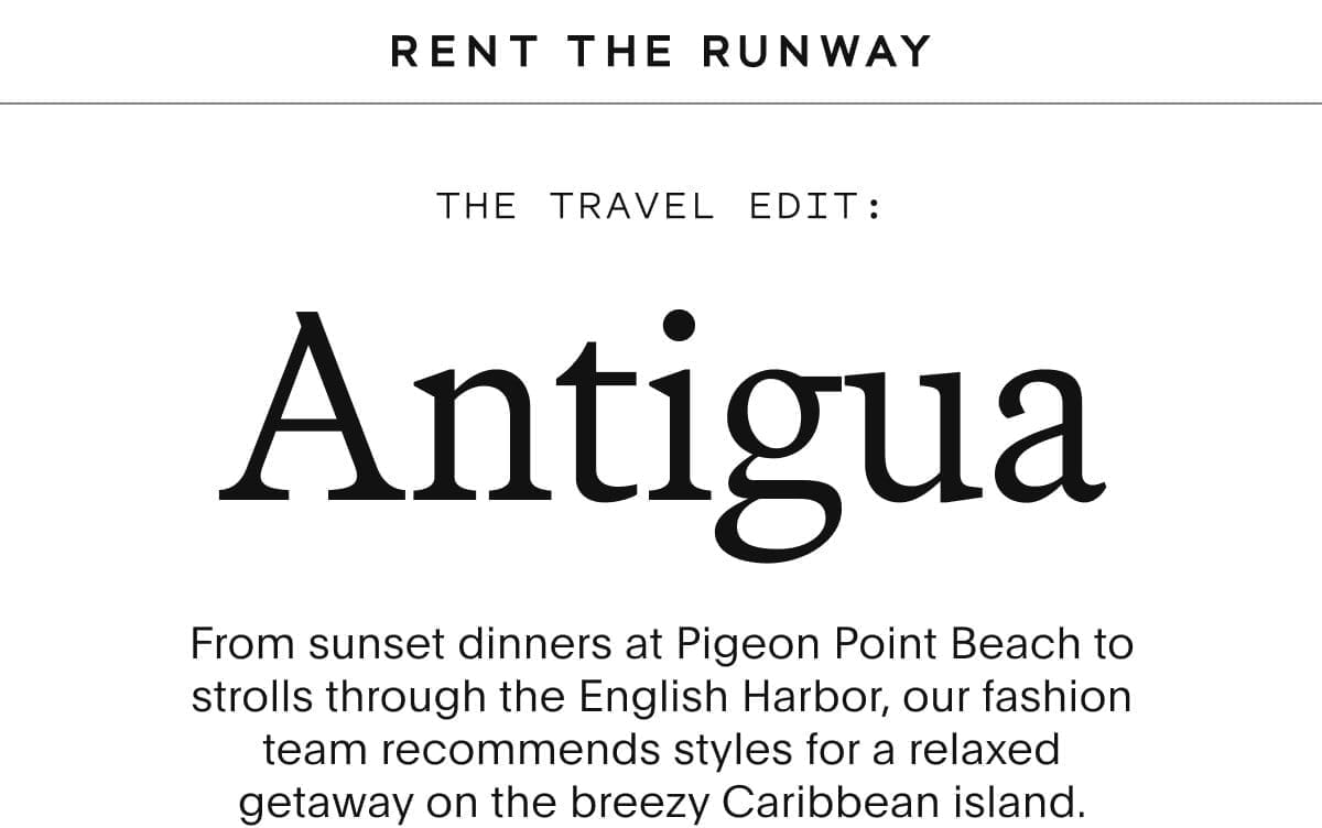 The Travel Edit: Antigua 
