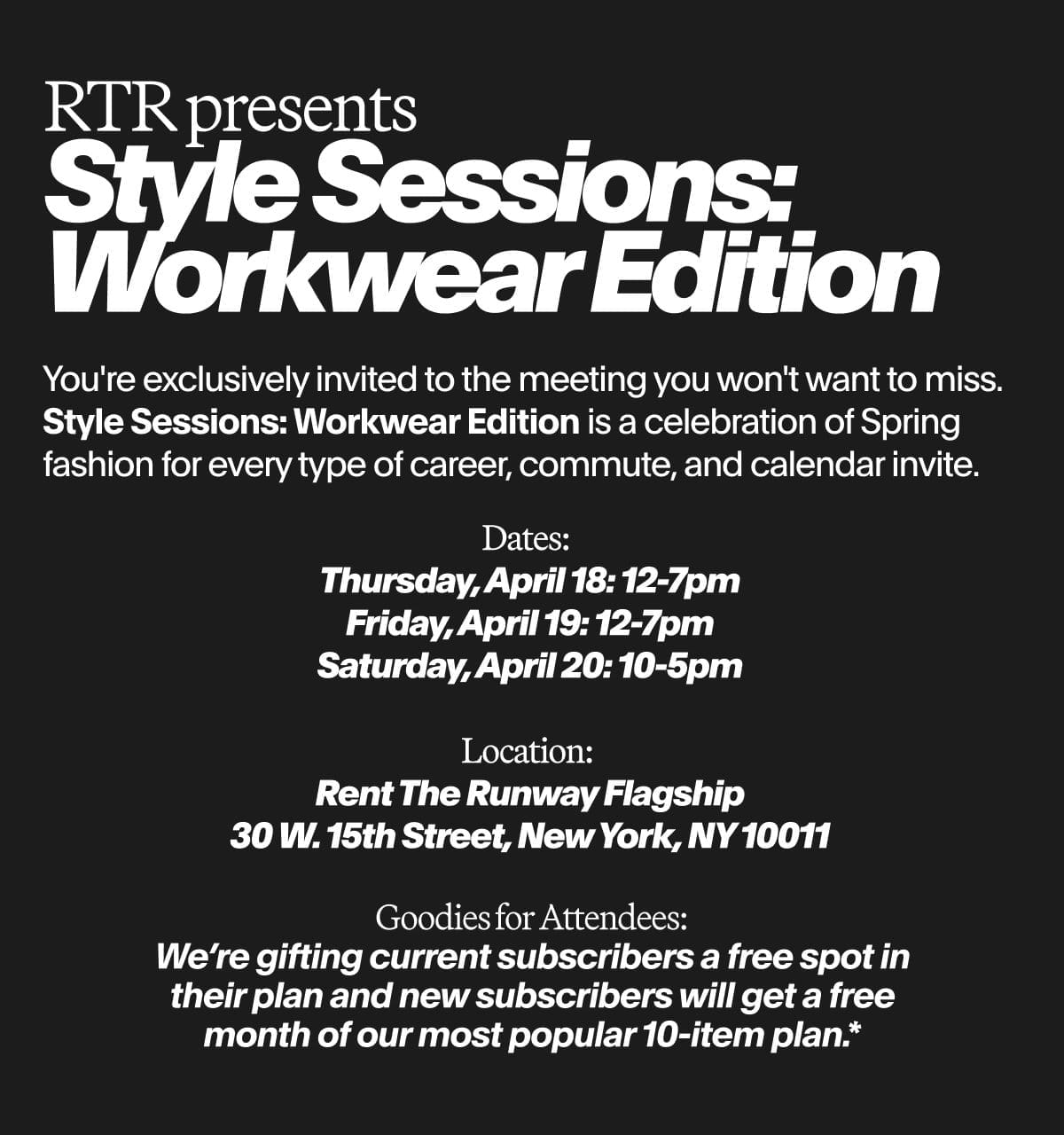 RTR presents: Style Sessions Workwear Edition
