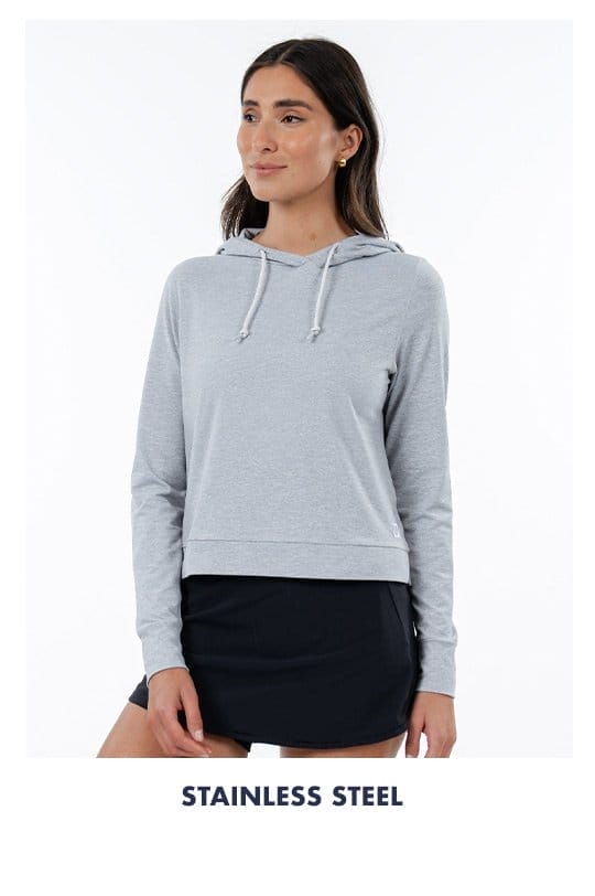 Stainless Steel | Tempo Performance Hoodie