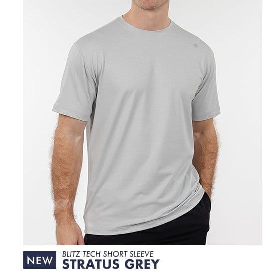 Stratus Grey | Blitz Tech Short Sleeve Tee