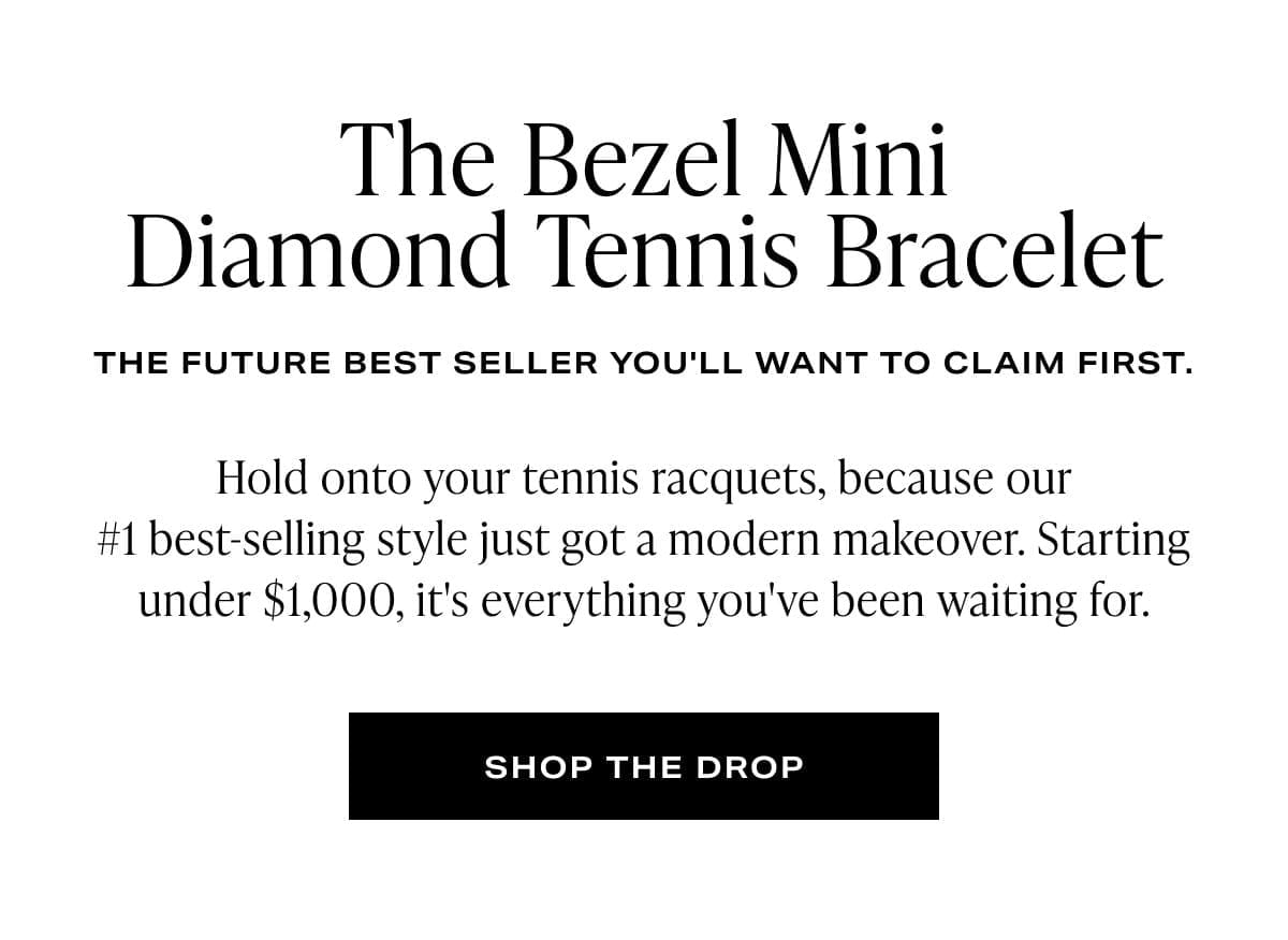 Bezel Mini Diamond Tennis Bracelet