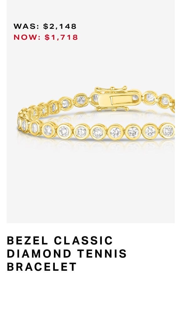 Bezel Classic Diamond Tennis Bracelet
