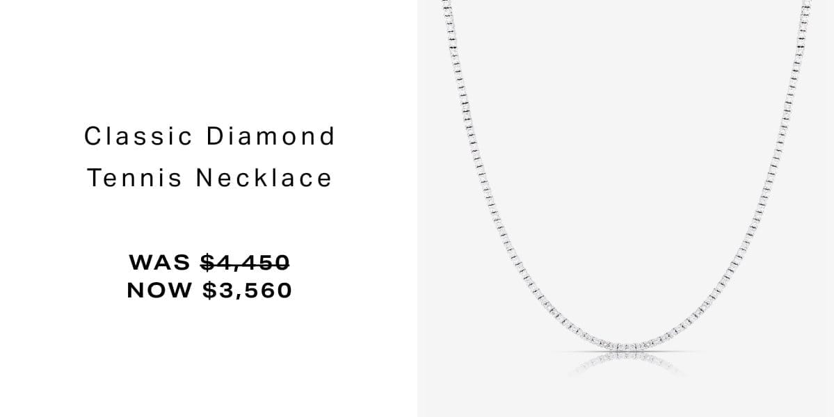 Classic Diamond Tennis Necklace