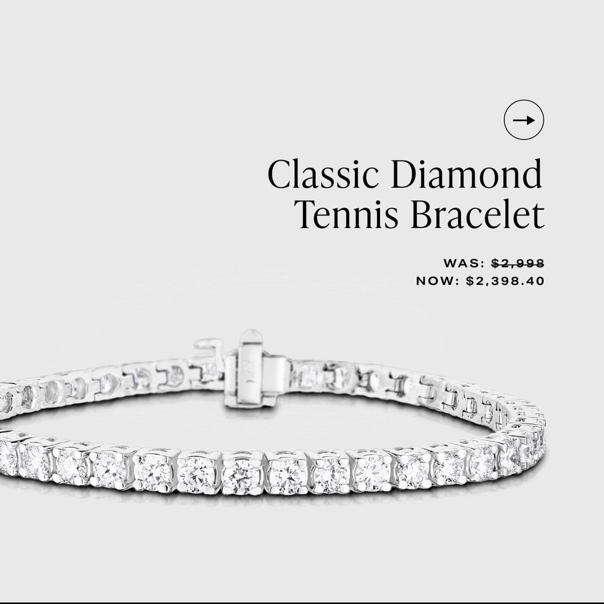 Classic Diamond Tennis Bracelet