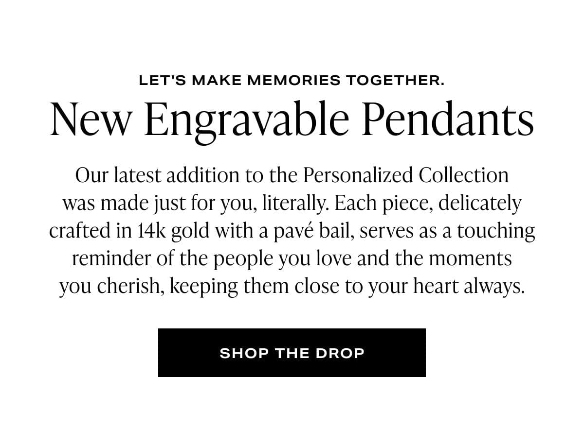 Shop Personalized Engravable Pendants