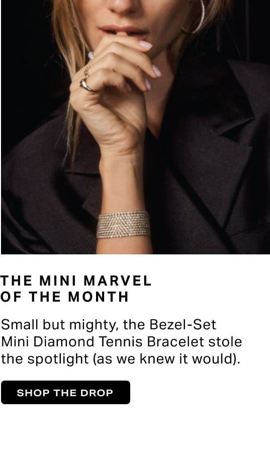 Bezel Mini Diamond Tennis Bracelet