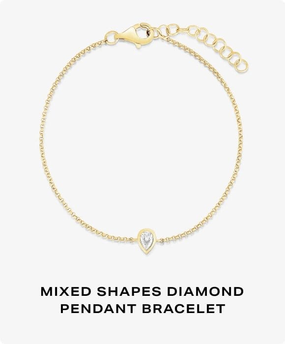 Mixed Shapes Diamond Bracelet