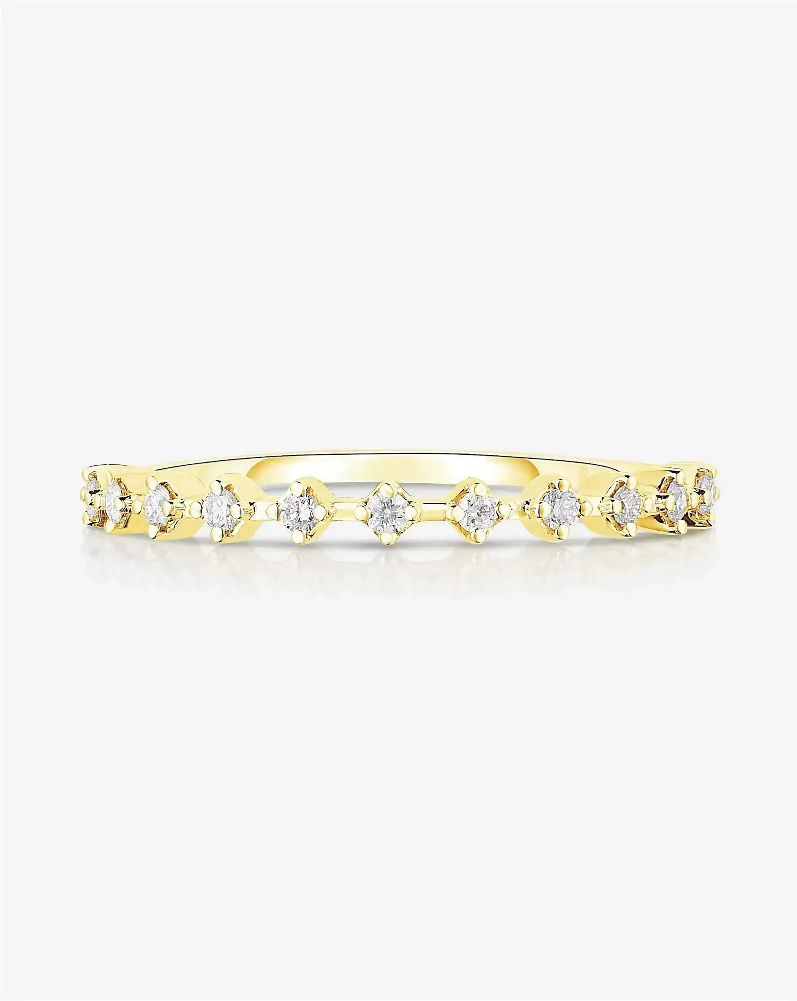Image of Diamond Station Stackable Ring
