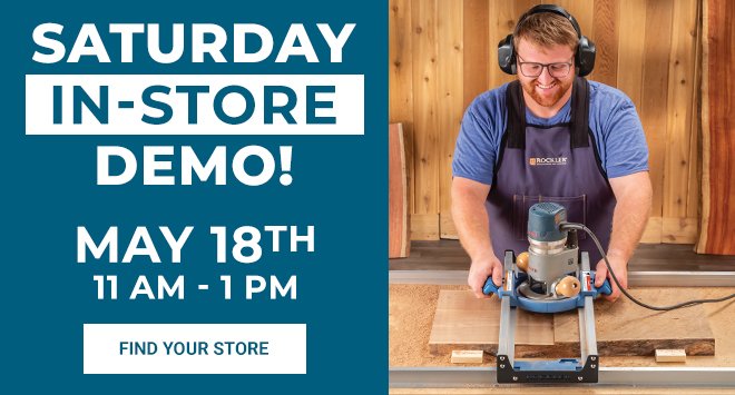 Saturday In-Store Demo! May 18th 11AM - 1PM