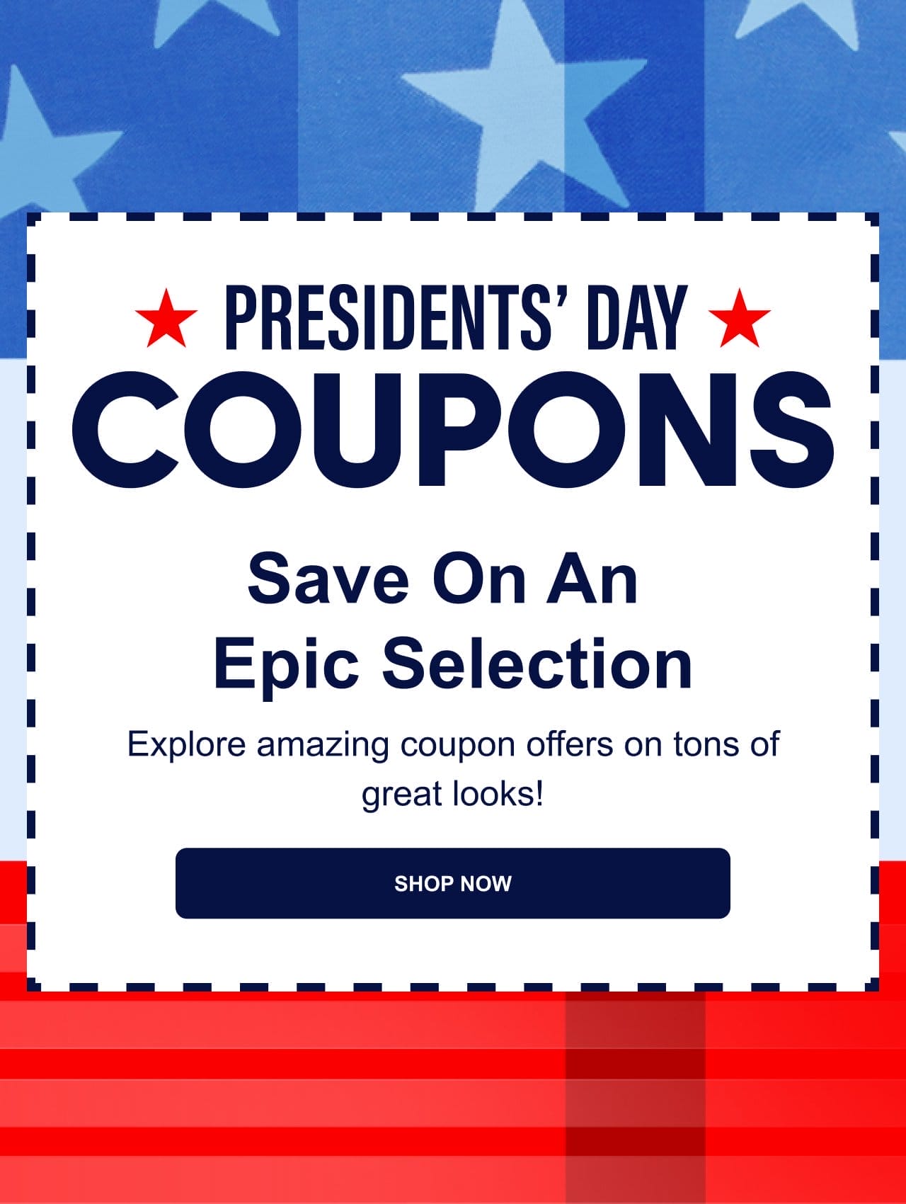 Presidents Day Sale and Coupons