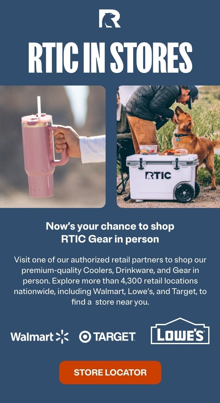 RTIC In Stores - Find us today!
