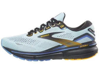 Brooks Ghost 15 Women's Shoes Light Blue/Black/Yellow