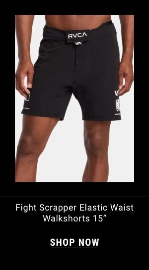 Fight Scrapper Elastic Waist Walkshorts 15"