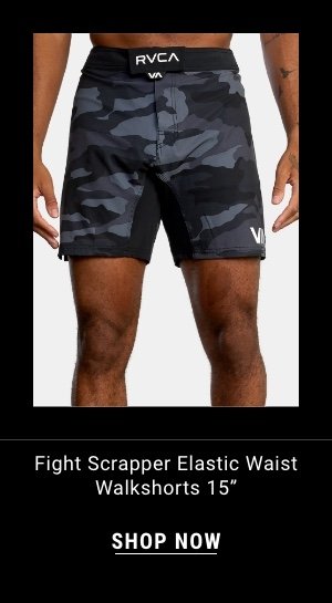 Fight Scrapper Elastic Waist Walkshorts 15"