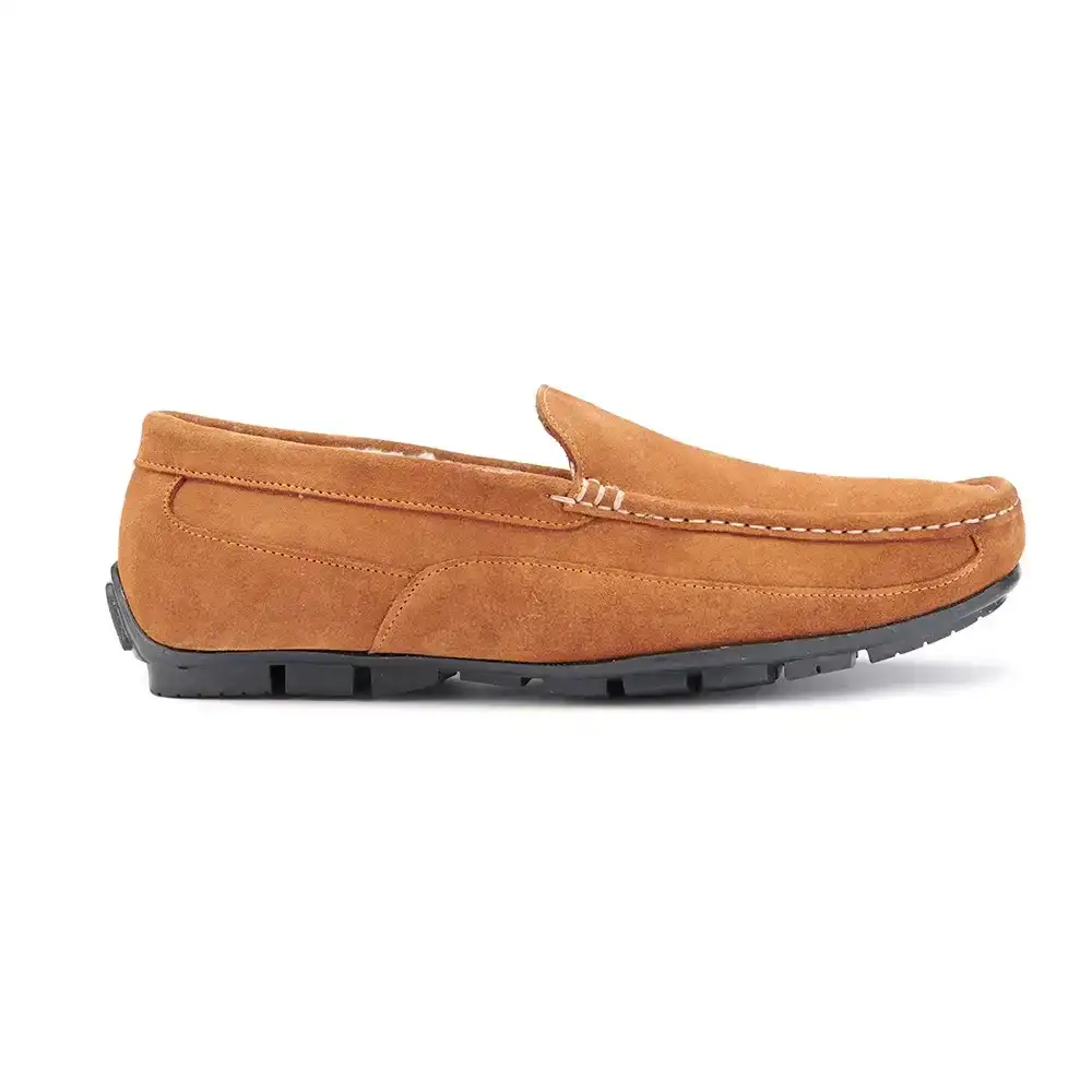 Image of Suede Moccasin – Ginger