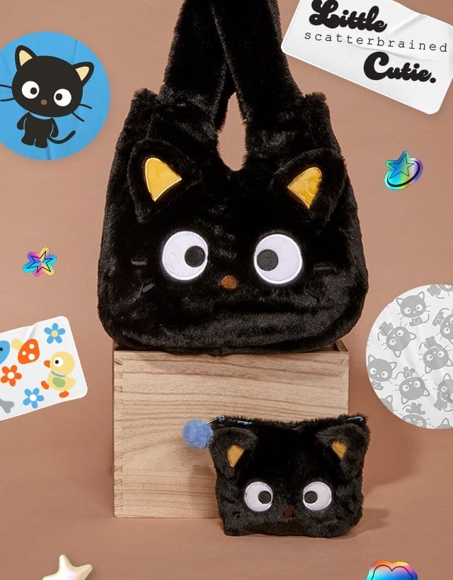 Image of Chococat Plush Tote and Pouch