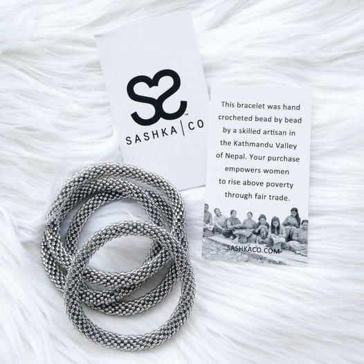 Image of Solid Silver Bracelet